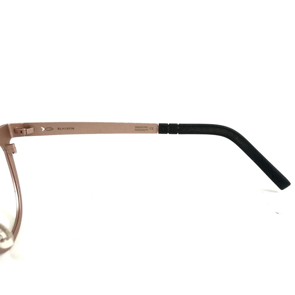 Blackfin Eyeglasses Frames BF878 COL.1115 Red Pink Titanium Cat Eye 47-18-145